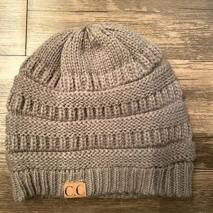 Grey CC beanie
